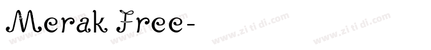 Merak Free字体转换